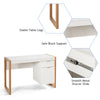Home Office Computer Desk Study PC Writing Table Workstation Shelf W/ Cabinet