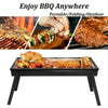 Portable BBQ Barbecue Grill Fire Pit Camping Charcoal Patio Party Garden Outdoor