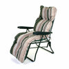 Sun Lounger Reclining Recliner Chairs Outdoor Garden Patio Relaxer with Cushion
