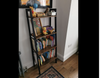 Vintage Industrial Bookcase Tall Storage Unit Rustic Cabinet Display Furniture
