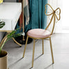 2x Romantic Designed Butterfly Bow Tie Vanity Chair Nordic Makeup Dressing Stool