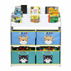 Wooden Kids Childrens Bookshelf Playroom Storage Rack Toy Organizer Bookcase UK