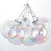 Fillable Hanging Christmas Clear Glass 6/8/10cm Bauble Ball Empty Box Wedding UK
