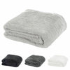 Luxury Shaggy Fleece Blanket Large Warm Home Sofa Bed Throw With Shiny Lurex