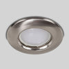 Metal Recessed Downlights x10 Brushed Chrome GU10 Recessed Ceiling Spot Light