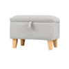 Upholstered Bedroom Bench w/Storage Window Seat Toy Box Footstool Ottoman Fabric