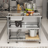 Stainless Steel Commercial Kitchen Sink Catering Sink Single Double Bowl Drainer