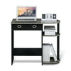 Furinno Go Green PC Computer Desk with Shelves Home Office Study Table Furniture