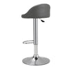 2x Breakfast Bar Stools Swivel Gas Lift Chairs Kitchen Pub Chair with Metal Base