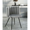 Luxury Upholstered Velvet Dressing Table Stool Chair Makeup Padded Dining Chairs