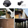 Solar Powered Led Gutter Door Wall Fence Lights Outdoor Garden Roof Security