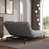 Luxury Velvet Upholstered 3 Seater Multifunctional Adjustable Sleeper Sofa Bed