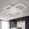 Aluminum LED Ceiling Lamp Ring Light Chandelier Lights Fixture Living Bedroom