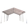 6M X 4M Heavy Duty Gazebo Garden Wedding Marquee Canopy Party Tent Shelter