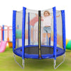 Kids Trampoline With Safety Enclosure Net Children Indoor Outdoor Garden Fun Toy