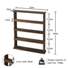 Wooden Hanging Corner Shelf Wall Mounted Floating Rack Storage Shelves Display
