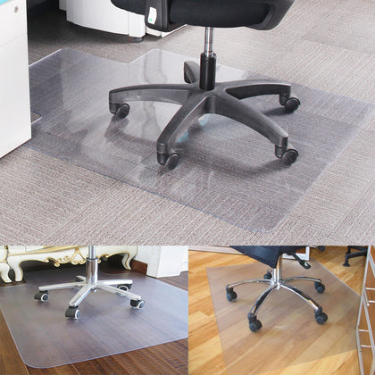 900X1200 Non Slip Home Office Chair Desk Mat Floor Protector PVC Plastic Clear