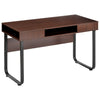 Computer Desk Work Table with 3 Shelves PC Laptop Table with Steel Frame