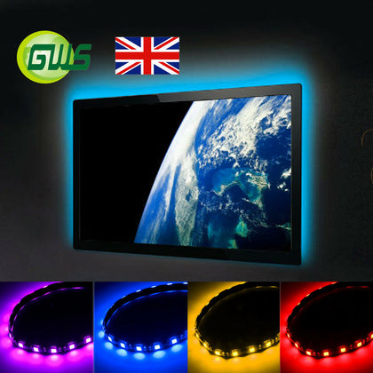 2835 5050 5M LED Strip Light Under Cabinet/TV Back/Kitchen Lights RGB Waterproof