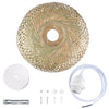 Bamboo Pendant Light Chandelier Fixture Droplight for Room Ornament Decor UK