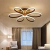Aluminum LED Ceiling Lamp Ring Light Chandelier Lights Fixture Living Bedroom