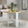 Modern Narrow Kitchen Breakfast Wooden Dining Table Folding Desk Drop Leaf Table