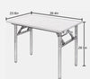 Foldable Computer Desk Folding Laptop PC Table Home Office Study Writing