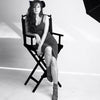 Folding Makeup Artist Directors Chair Photography Shooting Stool with Headrest