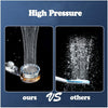 Shower Head Water Saving Flow 360° Rotating with Small Fan High Pressure Spray