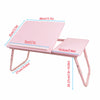 Laptop Table Folding Desk Stand Bed Tray Sofa Computer Study Portable Adjustable