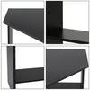 PC Computer Desk Home Office Corner Table Shelves Small Compact White Black