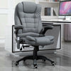 Executive Reclining Chair 130°w/6 Heating Massage Points Relaxing Headrest