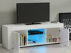 Modern TV Unit Cabinet Stand Sideboard Matt body & High Gloss Doors FREE LED
