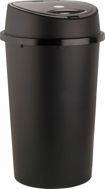 45L ALL BLACK TOUCH TOP BIN / DUSTBIN / RUBBISH BIN / KITCHEN / HOME / PLASTIC.