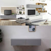 140cm Modern Wall Mounted TV Cabinet Furniture Entertainment Body Floating Unit