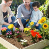 Square Wooden Garden Planter Patio Box Flower Plant Pot Trough Raised Bed Widen