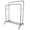 Heavy Metal Double Clothes Rail Hanging Rack Garment Display Stand Storage Shelf