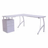 L-Shape Designer Computer Desk Table Workstation Home Office