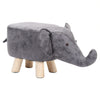 Animal Ottoman Footstool Padded Cushion Pouffe Stool Rest Children Toy Kid Chair