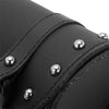 For Motorcycle Tool Roll Tool Bag LEATHER Handlebar Bag Chopper Black NEW UK NEW