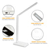 USB Charge LED Desk Table Lamp QI Wireless Phone Charger Read Study Night Light