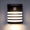 Solar Powered Bright White 3 LED PIR Motion Sensor Outdoor Garden Wall Light