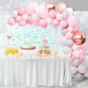 167Pcs/set Pink Balloon Arch Kit Set Birthday Wedding Baby Shower Garland Decor