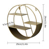 Floating Shelves Metal Wall Shelf Decorative Office Storage Hanging Display Rack