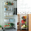 2/3/4/5 Tier Kitchen Storage Rack Wheel Trolley Vegetable Fruit Cart Drawer UK