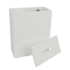 Grey/White Wooden Bathroom Storage Box Toilet Product Storage Tidy Box Unit New