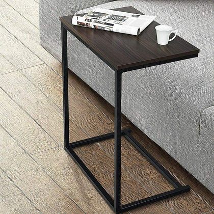 Sofa Side Table C Shaped Coffee End Table Bedside Desk Living Room/Bedroom