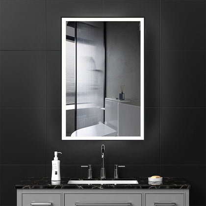 600x900mm Rectangle Bathroom LED Mirror Wall Mounted Fogless Mirror Touch Switch