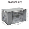 Large Clothes Storage Boxes Bags Ziped Organizer Wardrobe Cube Closet Container