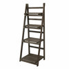 4 Tier Ladder Shelf Stand Storage Pot Rack Vintage Bookcase Bookshelf Unit Stand